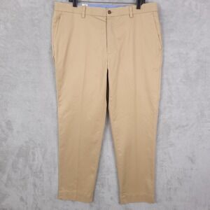 Brooks Brothers Pants Chinos Milano Mens 37X30  Beige Preppy Casual Office